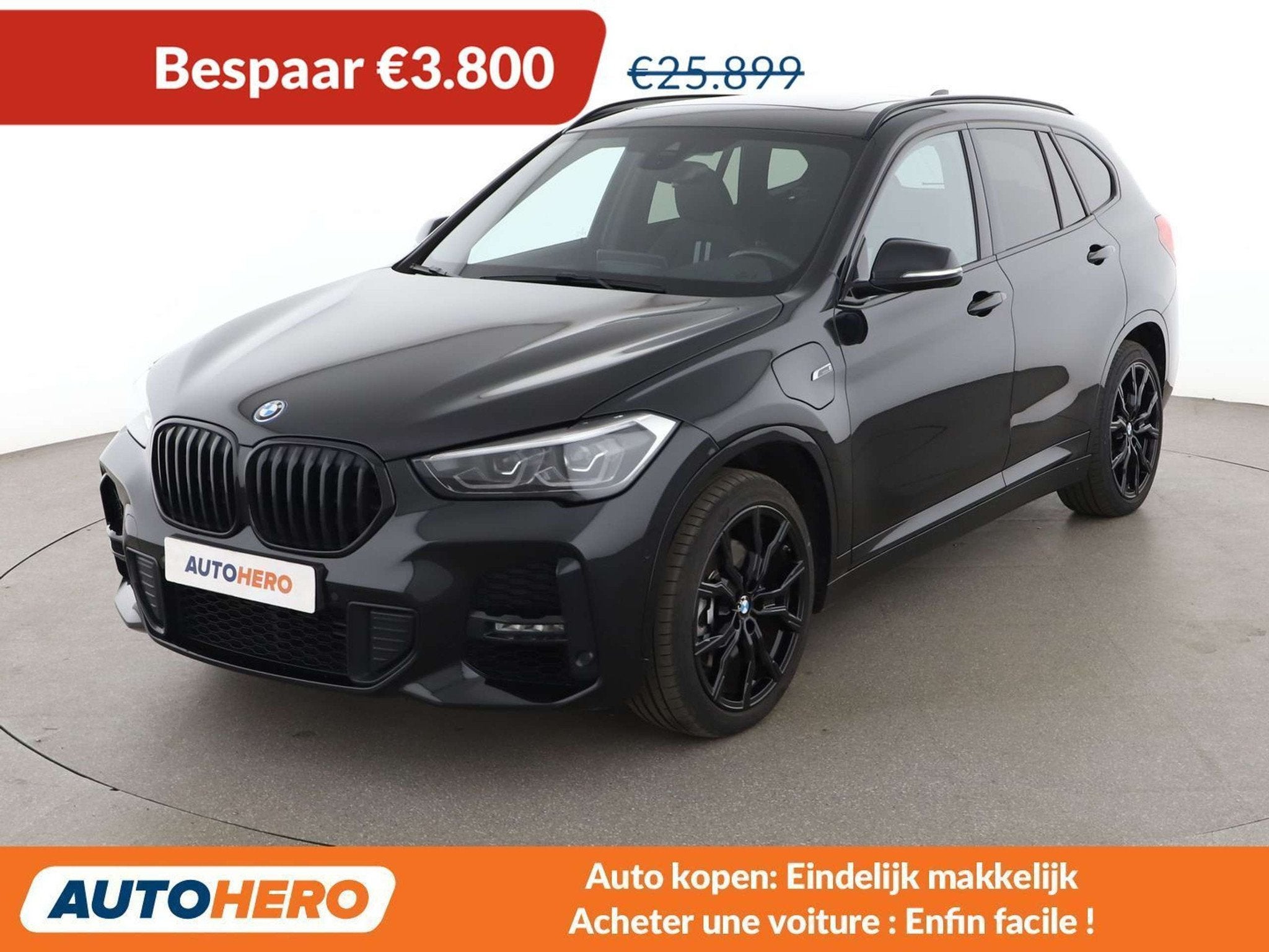 BMW X1 xDrive 25e M Sport (bj 2022, automaat), Gebruikt, https://public.car-pass.be/vhr/8f4725b7-1687-440b-bef9-53ea740af3e7, 1820 kg