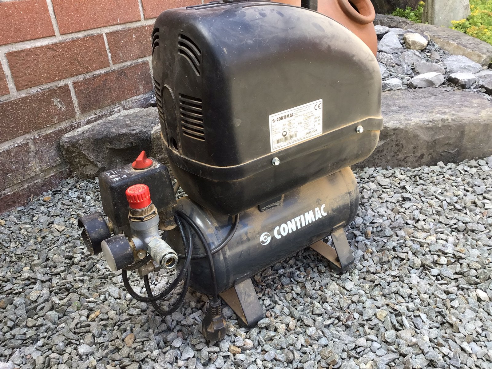 Contimac compressor 6L, Moins de 25 litres, Enlèvement, Sans huile, Utilisé