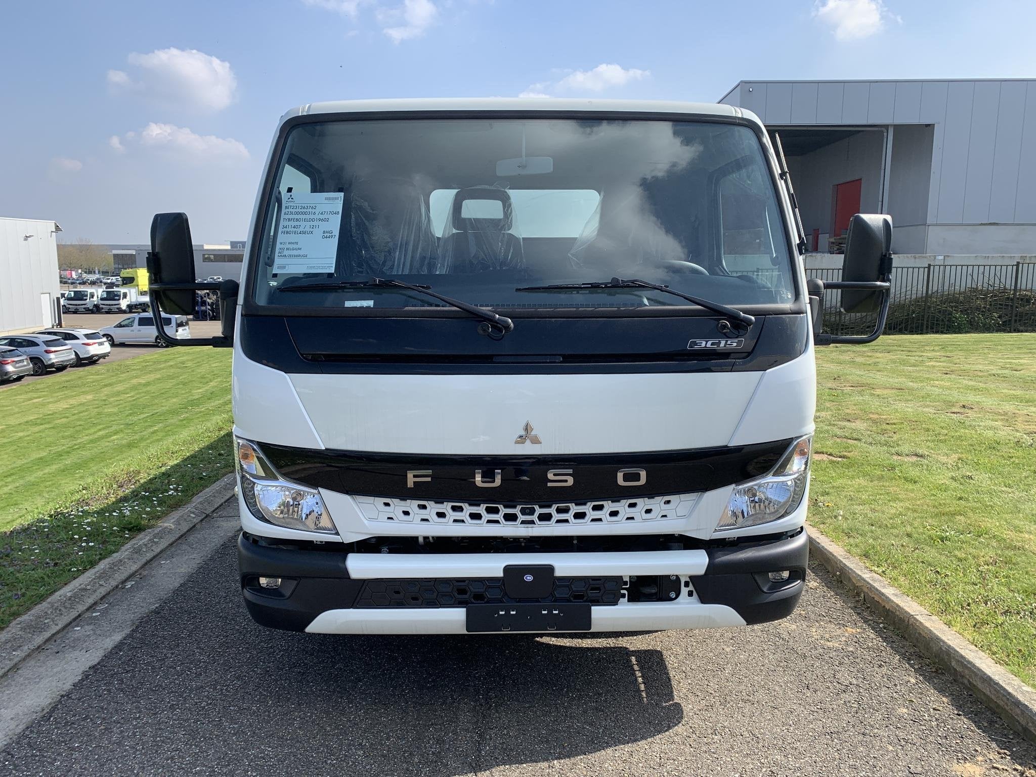 Mitsubishi Fuso Canter 3C 15 LWB Kipbak DOS 108326 - 05, Auto's, 4 cilinders, Wit, Bedrijf, Nieuw
