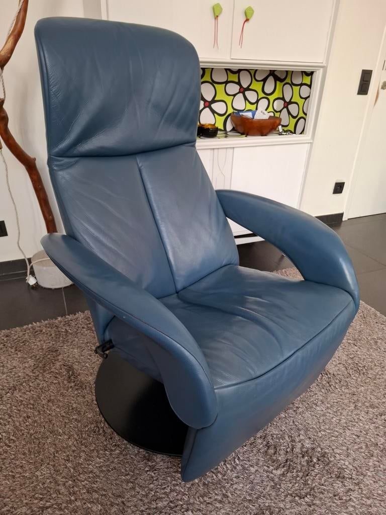 Relaxzetel Jori blauw, Huis en Inrichting, Fauteuils, Ophalen
