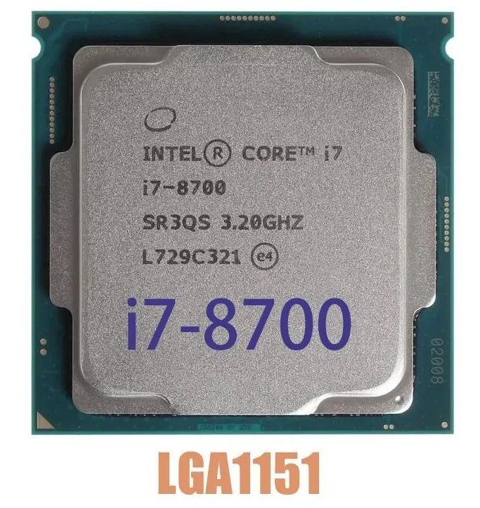 Intel Core i7-8700 Tray, Ophalen, 6-core, LGA 1151, Gebruikt