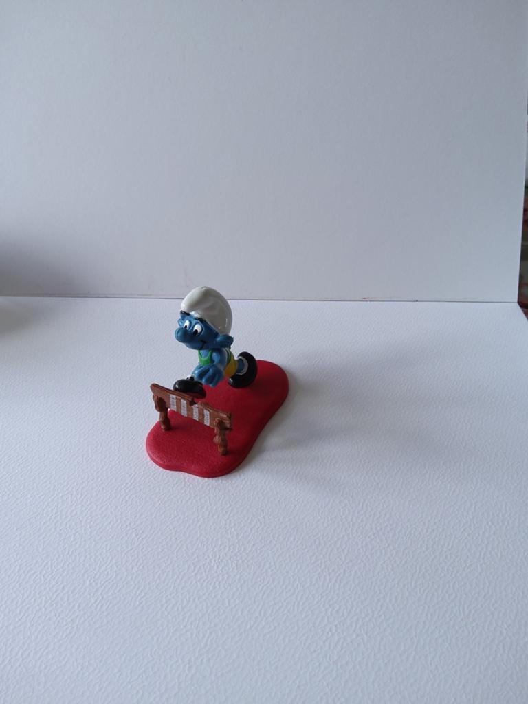 Super hedgespringende smurf, Ophalen of Verzenden, Gebruikt, Poppetje, Figuurtje of Knuffel
