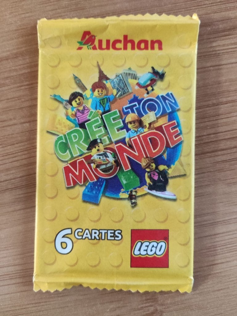 Booster Crée ton monde Lego de Auchan., Enlèvement, Comme neuf, Carte(s) à jouer