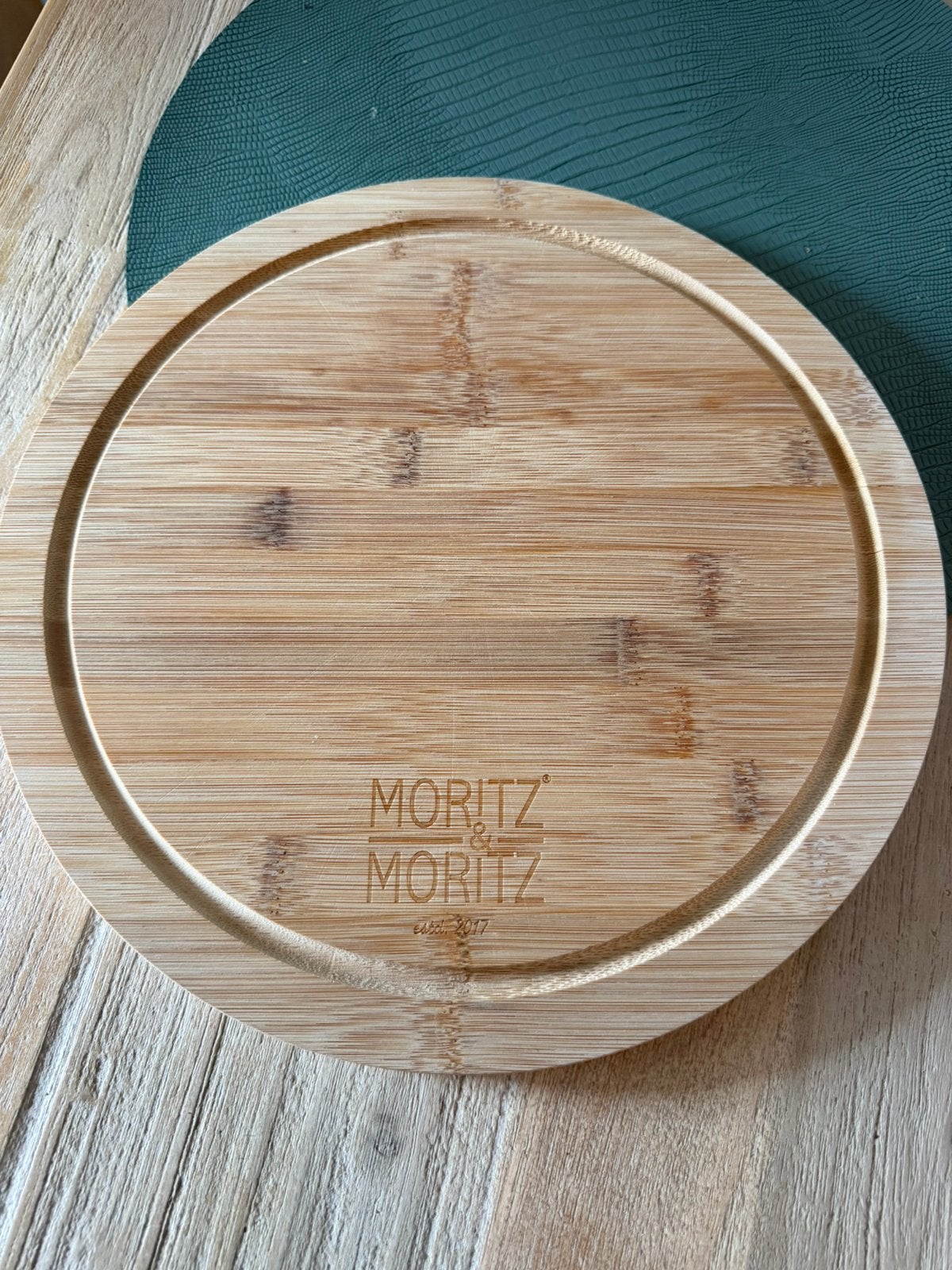 Bamboe pizzaplanken / serveerplanken – Ø 30 cm – 5 stuks, Ophalen, Zo goed als nieuw