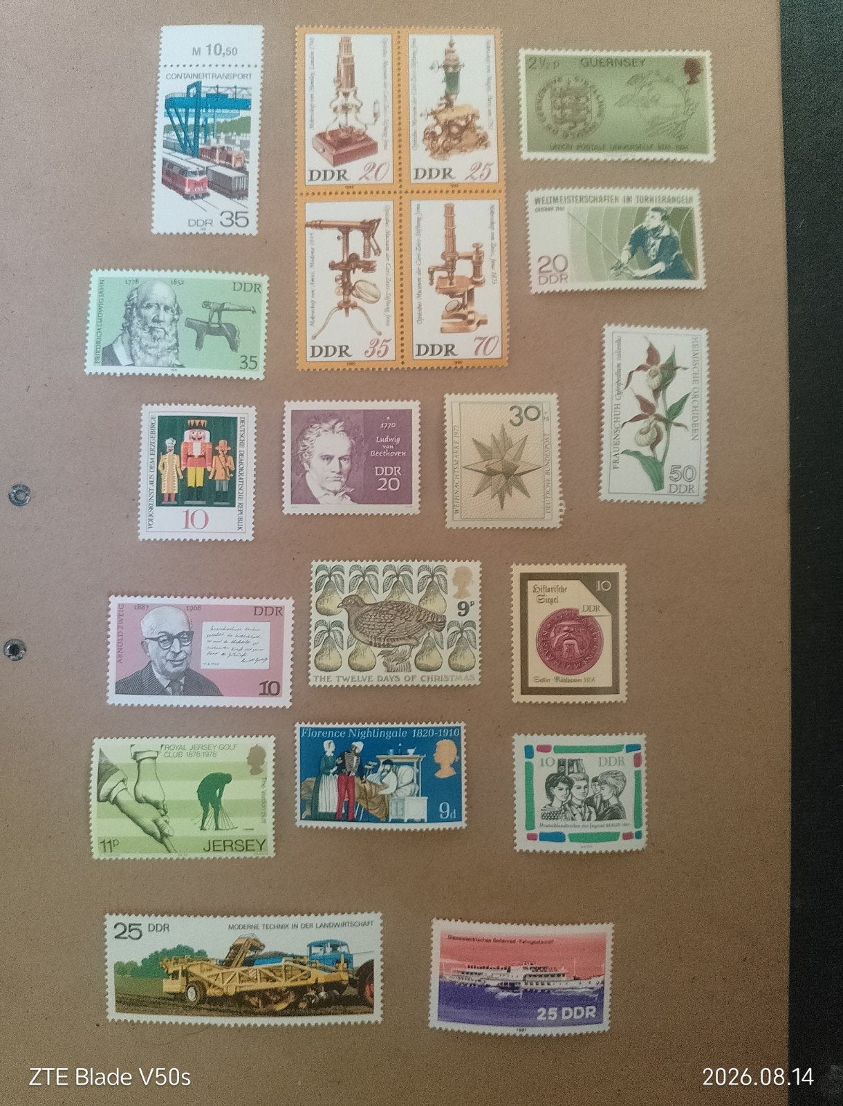 +-100 historiques de timbres, Enlèvement ou Envoi