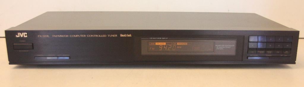 JVC Computer Controlled Tuner / Model FX-333L / Quartz Lock, Audio, Tv en Foto, Tuners, Ophalen of Verzenden, Zo goed als nieuw