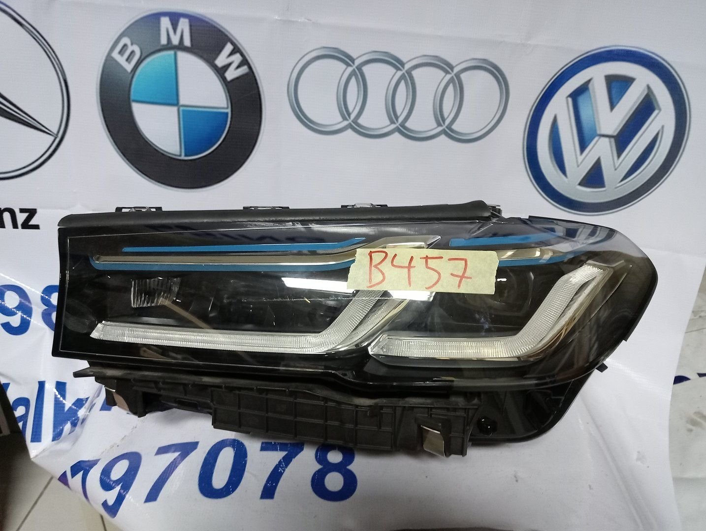 Koplamp BMW 5 Serie G30 G31 LCI LASER LED Links, -, Utilisé, -, Enlèvement ou Envoi