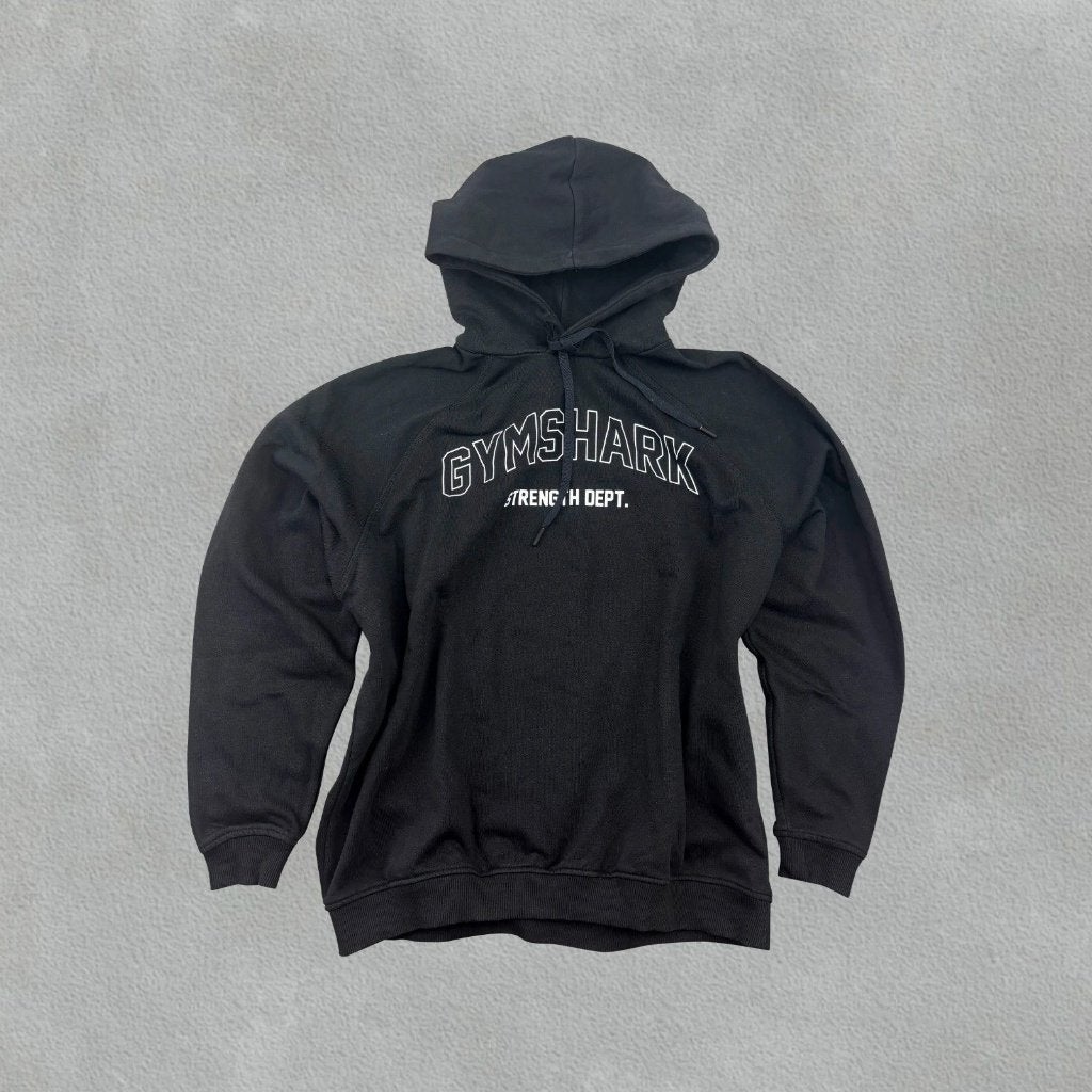 (1168) Zwarte Gymshark Hoodie - Dames S - Zeer goed, Taille 36 (S), Comme neuf, Noir, Gymshark