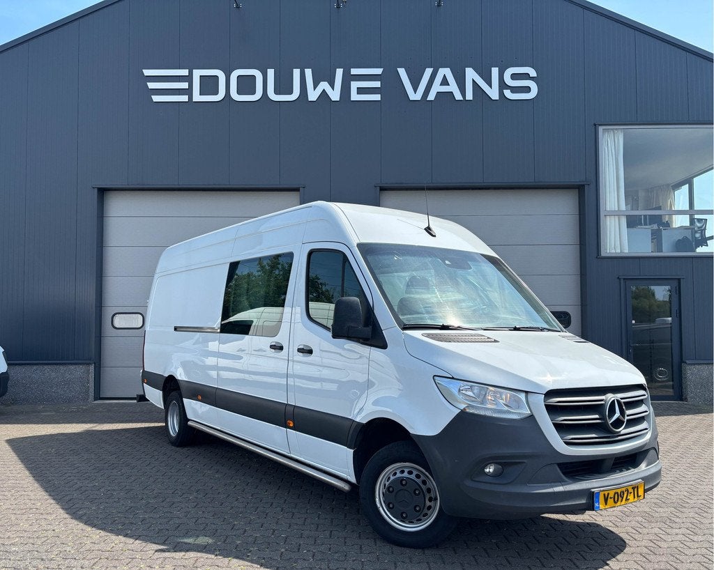 Mercedes-Benz Sprinter 514 L3 H2 Dubbel Lucht DC Automaat Tr, Gebruikt, 4 cilinders, 2000 kg, Wit