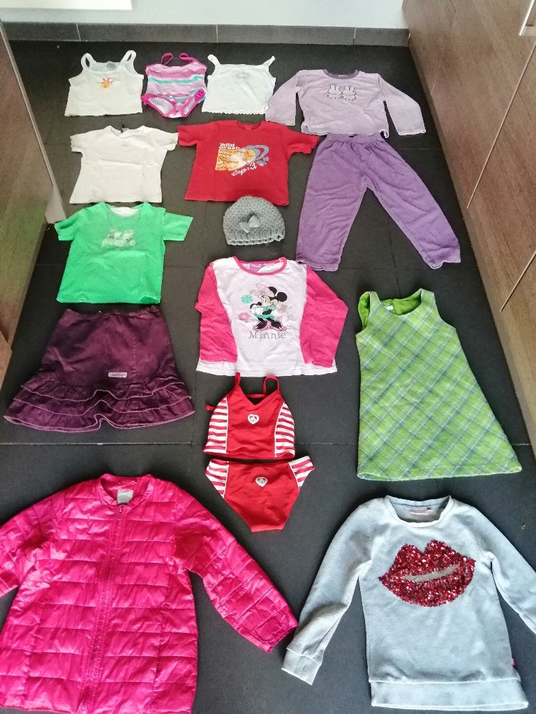 groot pakket meisjeskledij 5 jaar + gratis laarzen, Kinderen en Baby's, Ophalen of Verzenden, Zo goed als nieuw, Maat 110