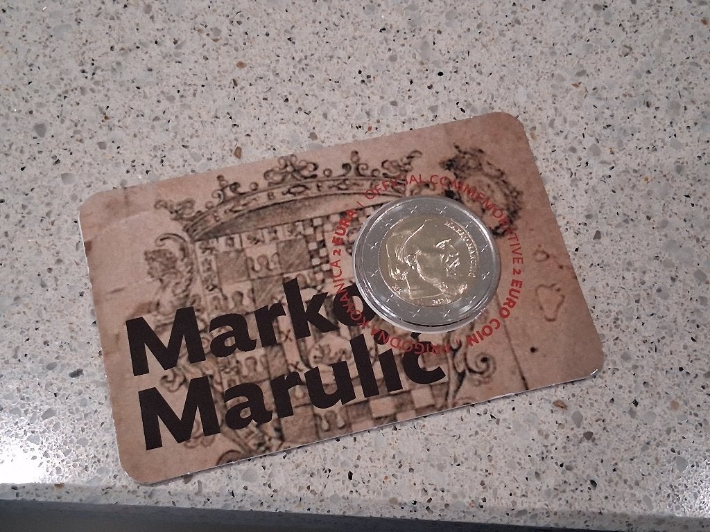 Coincard 2 euro Kroatië 2024 Marko Marulic, Timbres & Monnaies, Enlèvement ou Envoi, Autres pays, 2 euros, Monnaie en vrac