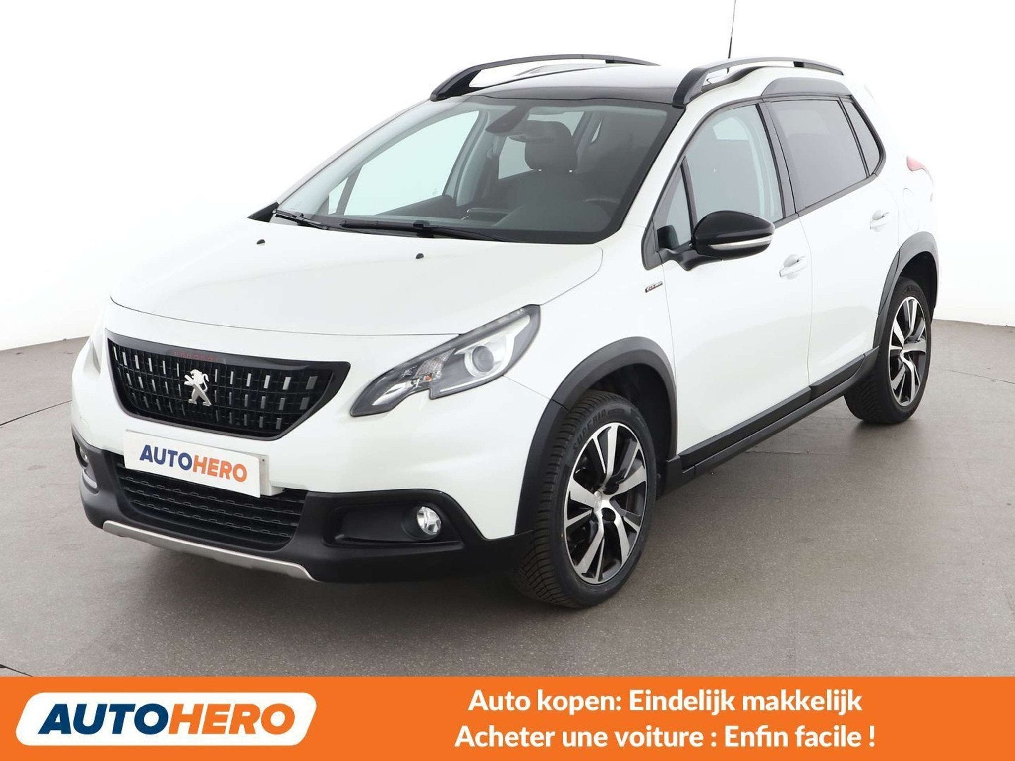 Peugeot 2008 1.6 Blue-HDi Allure (bj 2017), Voorwielaandrijving, 1330 kg, Gebruikt, Wit