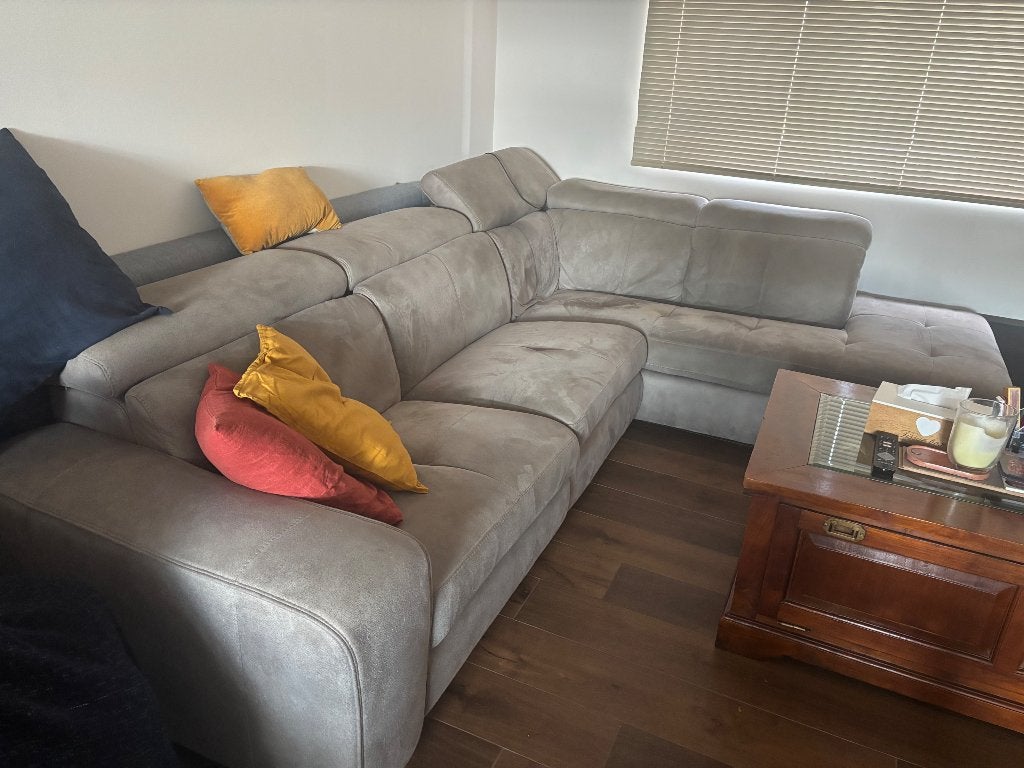 Zetel, Huis en Inrichting, Zetels | Zetels, Ophalen, Gebruikt, Hoekbank, 75 tot 100 cm