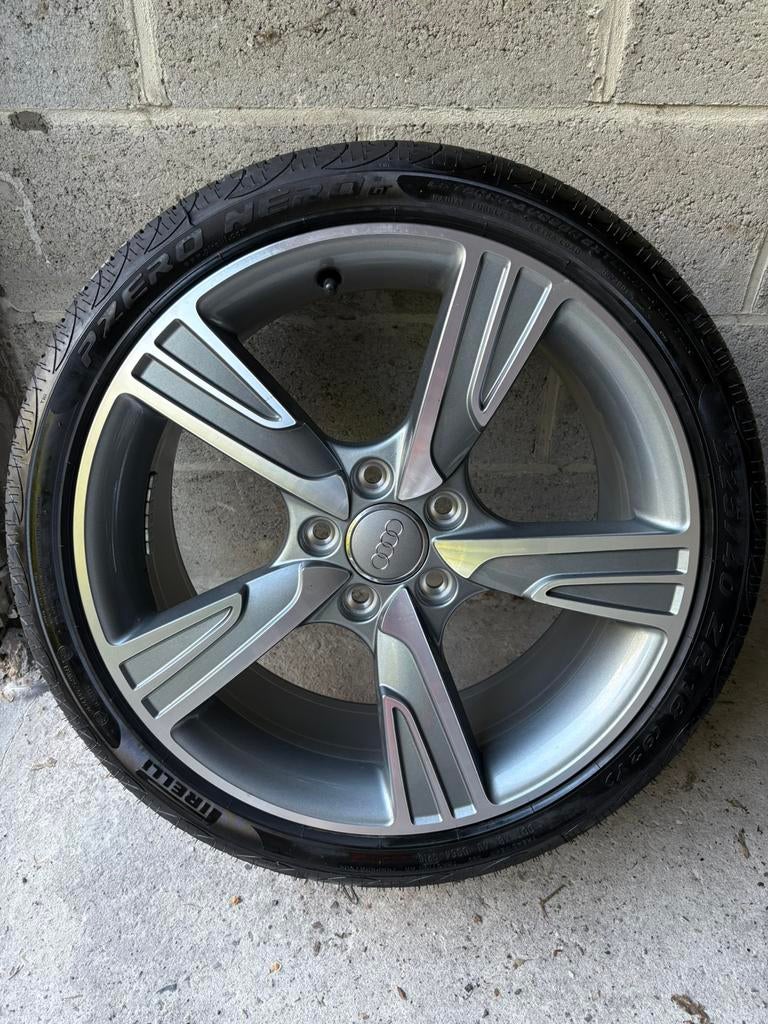 Jantes Audi originales 18’ + pneus PIRELLI, Enlèvement, 18 pouces, Pneu(s)