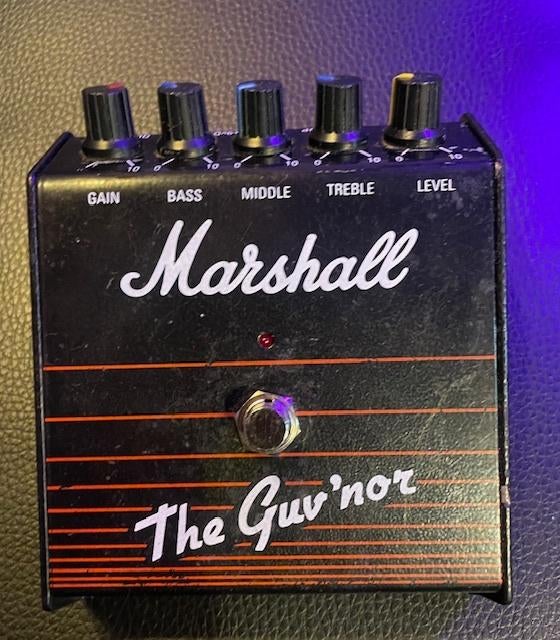 Vintage Marshall The Guv'nor (Original MK1), Musique & Instruments, Effets, Enlèvement, Utilisé, Distortion, Overdrive ou Fuzz