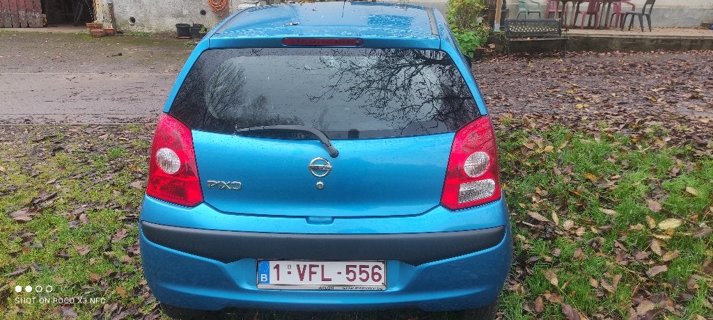Nissan Pixo, Essence, 2011, 81000km, Blauw, Particulier, Pixo, Te koop