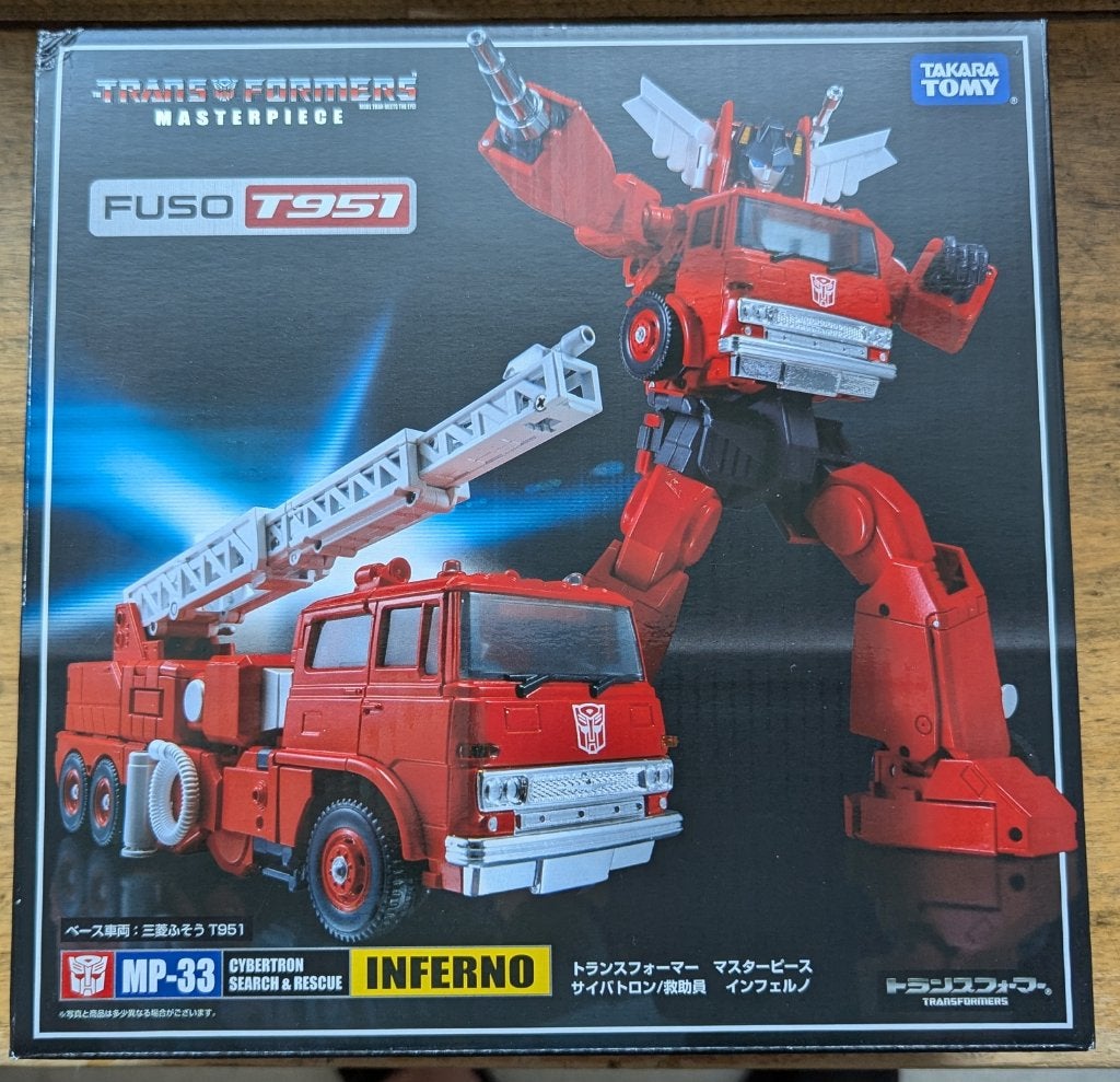 TakaraTomy Transformers Masterpiece MP-33 Inferno, Verzenden, Zo goed als nieuw