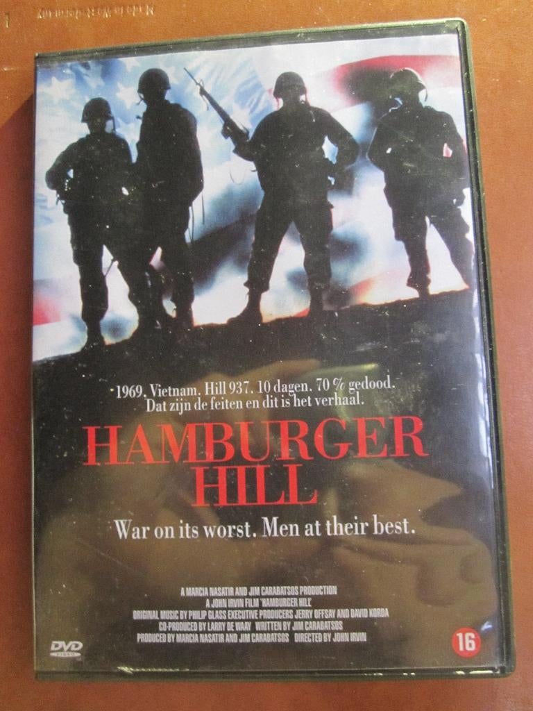 Hamburger Hill, Cd's en Dvd's, Dvd's | Actie, Vanaf 16 jaar, Ophalen of Verzenden, Zo goed als nieuw, Oorlog