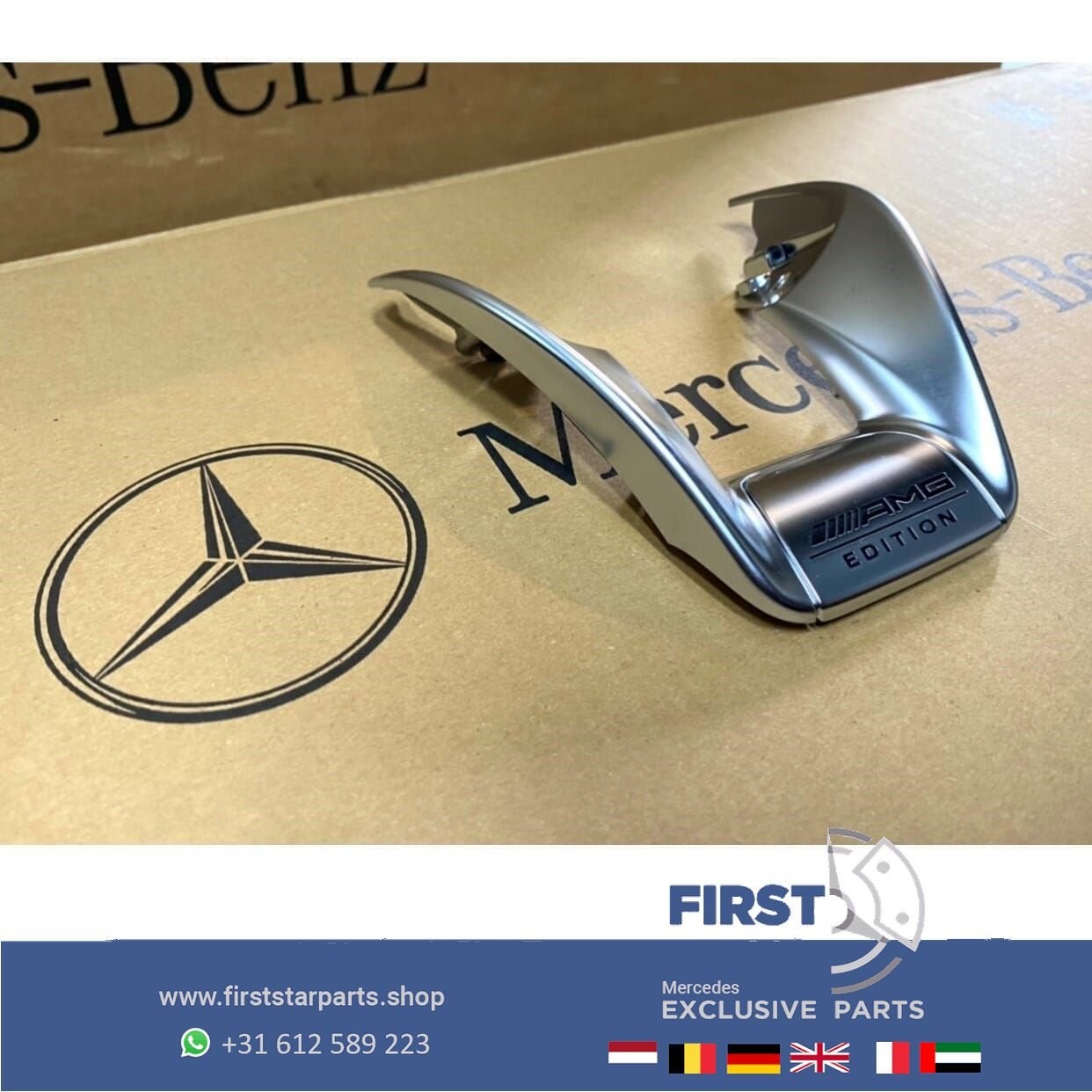 Mercedes ORIGINEEL STUUR AMG EDITION 1 LOGO A45 C43 C63 CLA4, Auto-onderdelen, Gebruikt, -, Ophalen of Verzenden, -