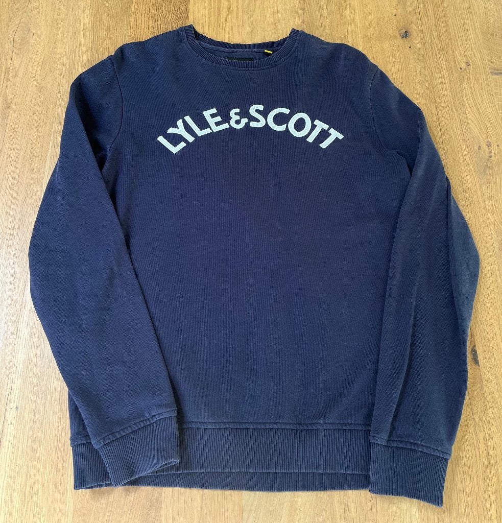 Pull Lyle & Scott, Comme neuf, Lyle & Scott, Bleu, Taille 46 (S) ou plus petite