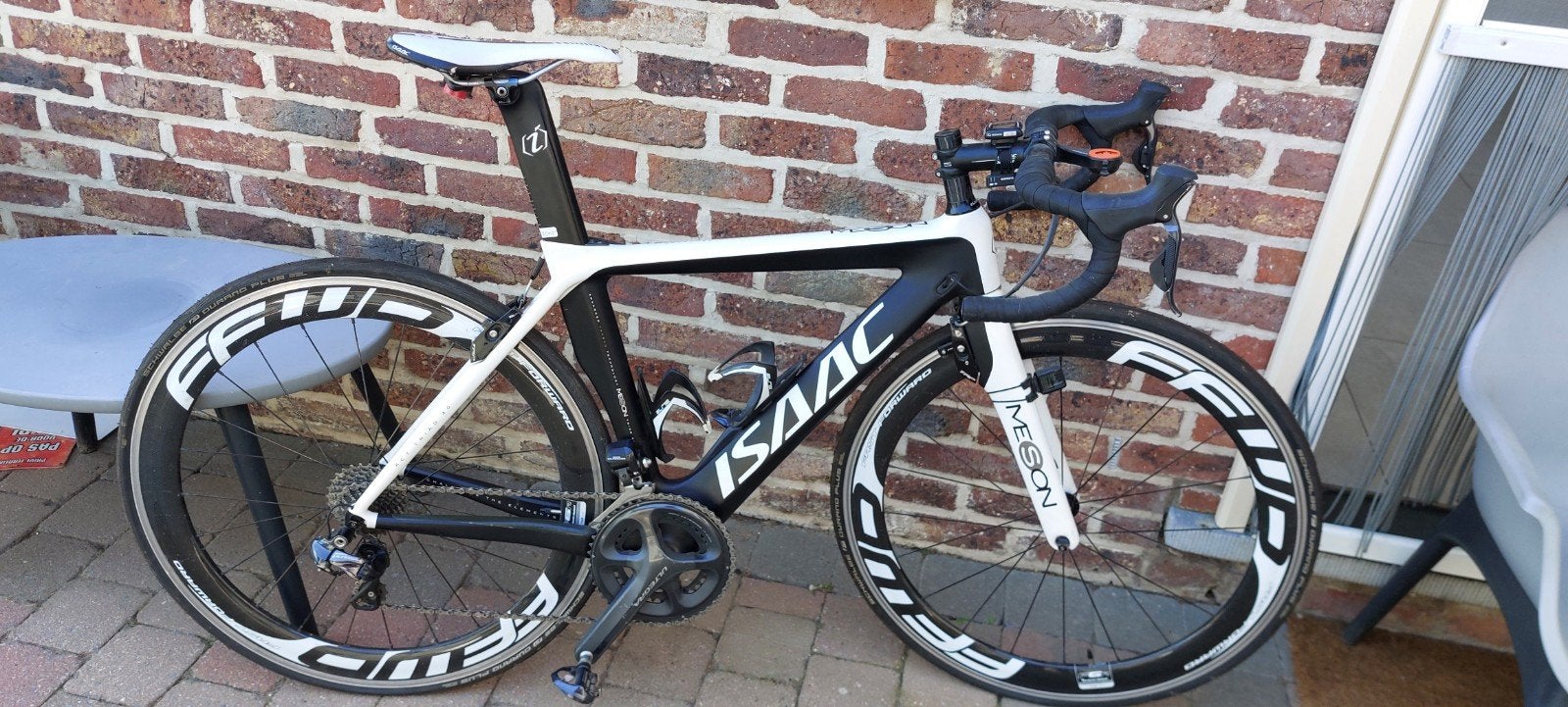 Isaac full carbon, elektronisch schakelen te koop, Ophalen