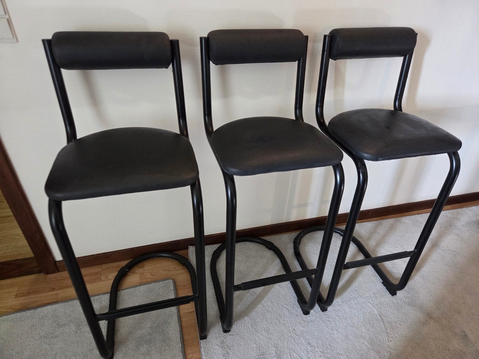 tabourets de bar auj, Maison & Meubles, Tabourets de bar, Synthétique, Comme neuf, Enlèvement, 60 à 90 cm