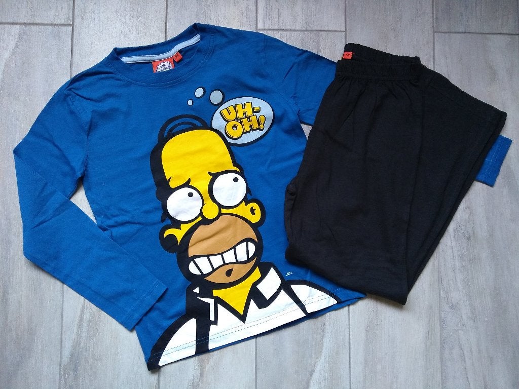 ★ M128 - Nieuwe pyjama the simpsons, Kinderen en Baby's, Kinderkleding | Maat 128, Nieuw, Jongen, Nacht- of Onderkleding, Ophalen of Verzenden