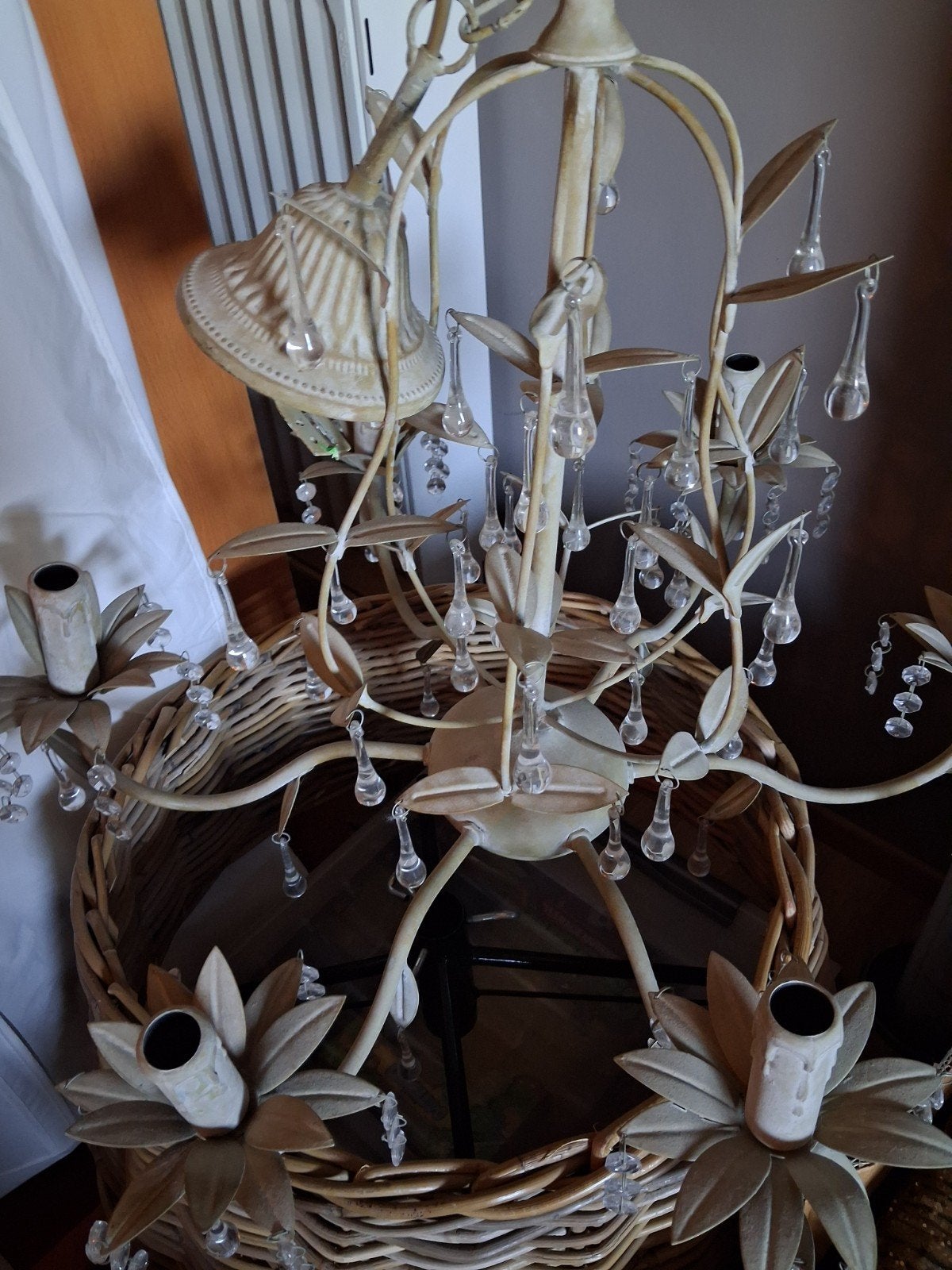 luster met kristallen pomax, Ophalen