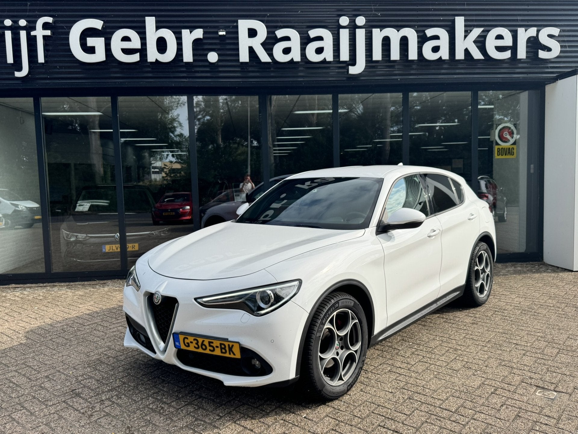 Alfa Romeo Stelvio 2.2d Super*Navi*Xenon*Leder* (bj 2019), Auto's, Automaat, Achterwielaandrijving, 4 cilinders, Bedrijf