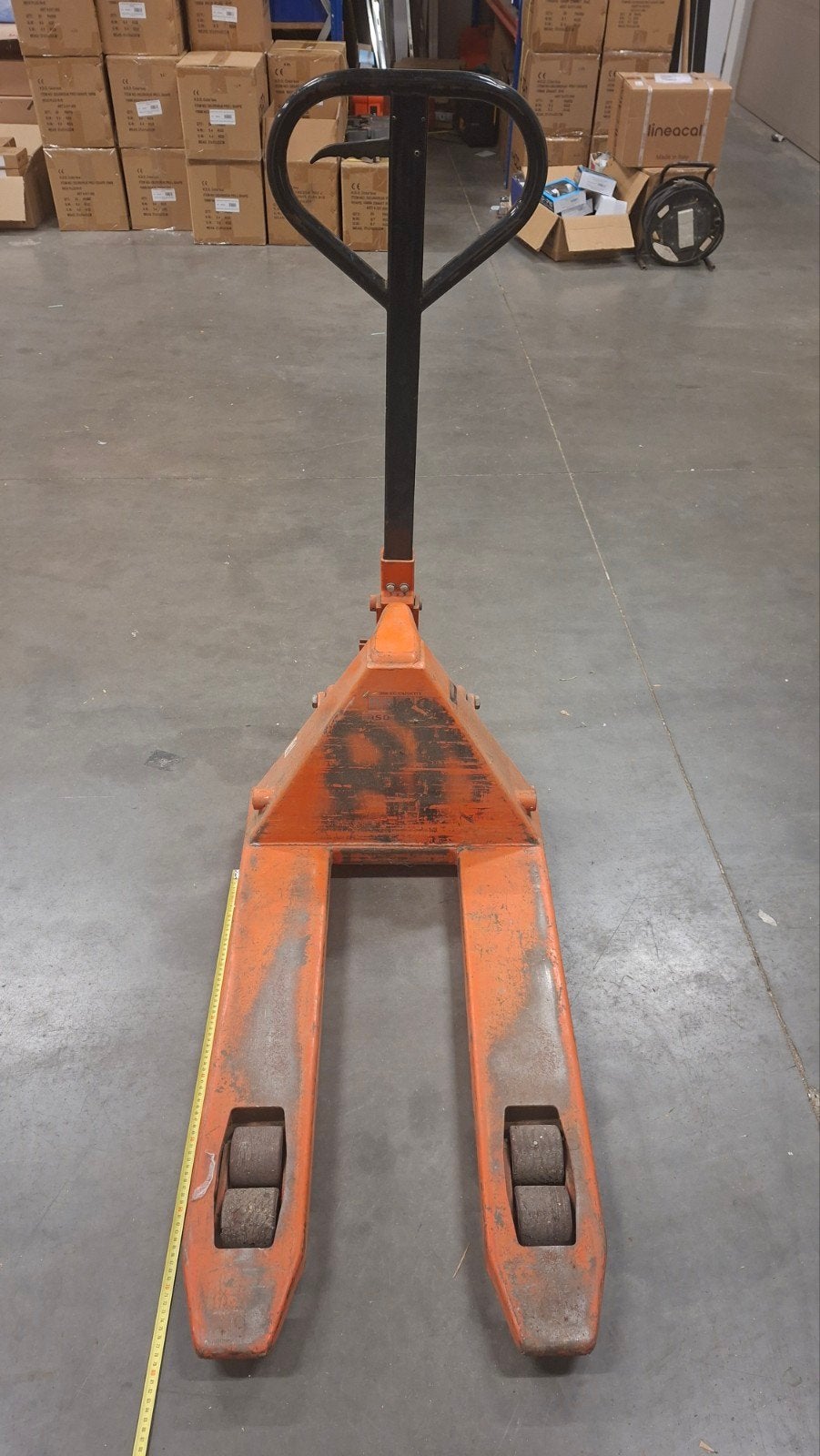 Hand Palletwagen - 2000 kg, Doe-het-zelf en Bouw, Ophalen, Gebruikt