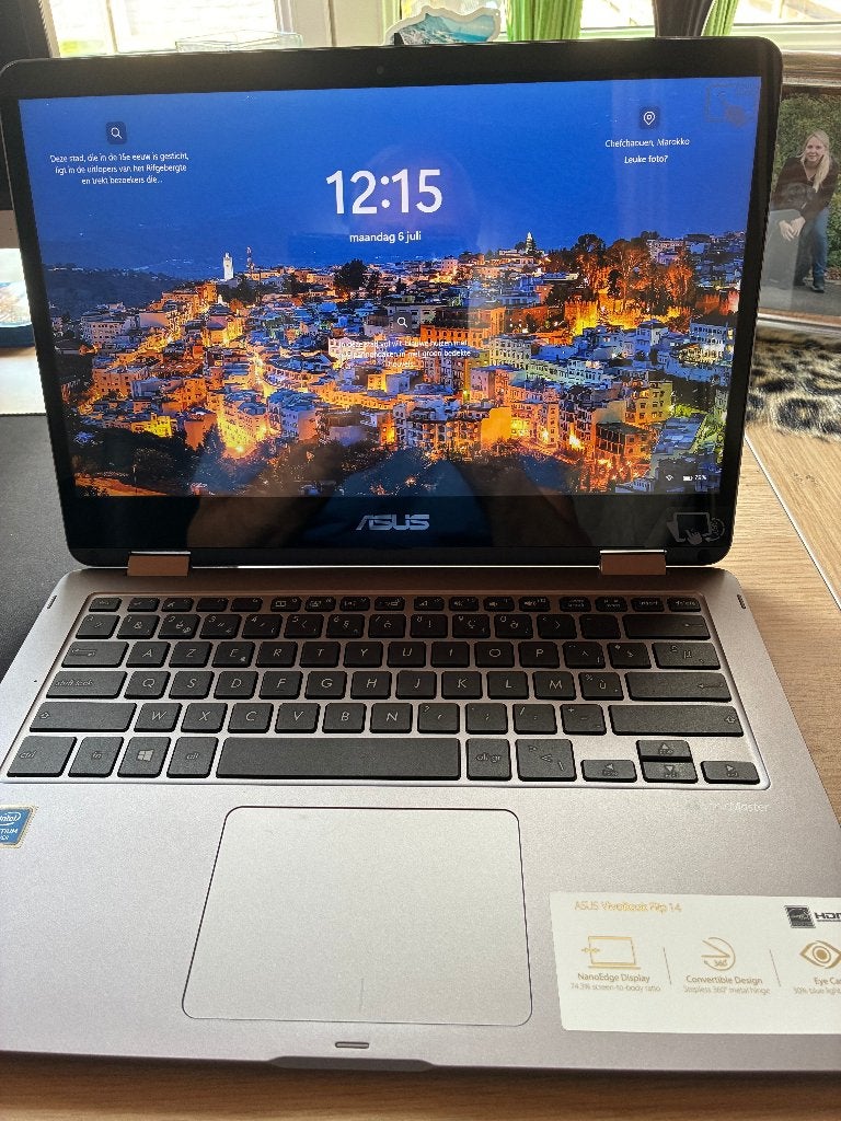 ASUS  VIVOBOOK FLIP     TOUCHSCREEN, 14 pouces, Enlèvement, Utilisé, HDD