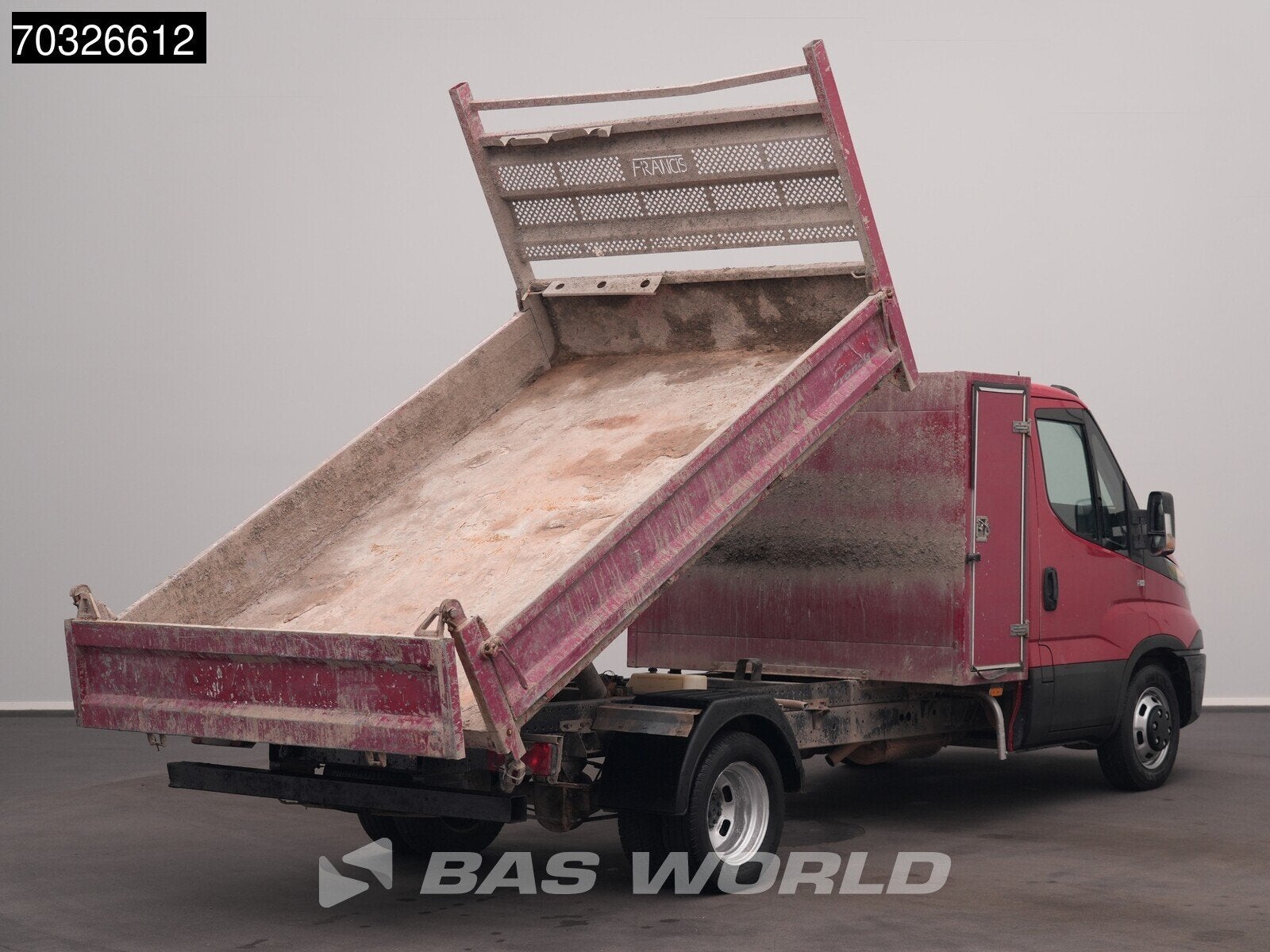 Iveco Daily 35C17 3.0L Kipper met Kist Dubbellucht Airco Cru, Rouge, Euro 5, Achat, Entreprise