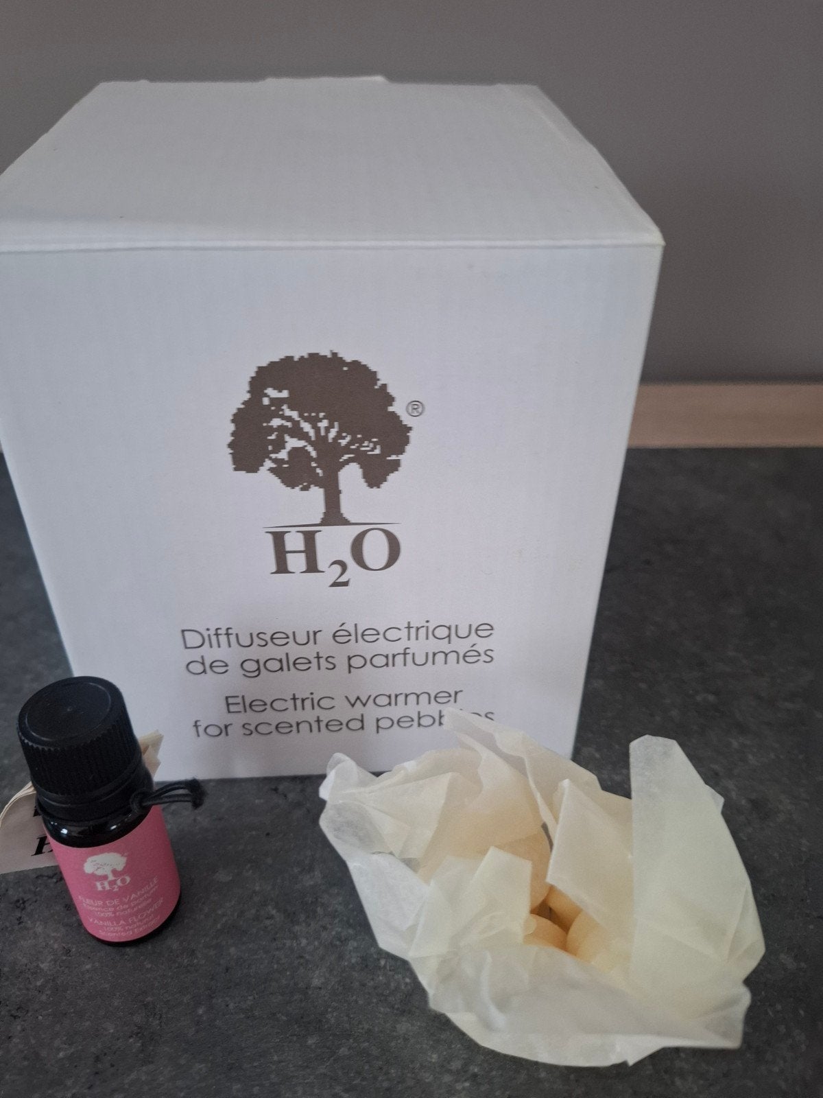 diffuseur h2o, Enlèvement