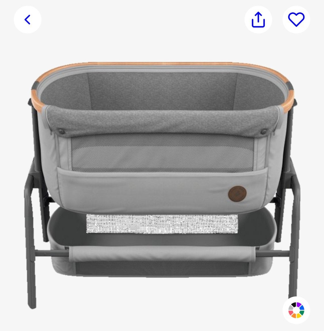gris, Kinderen en Baby's, Babywiegjes en Ledikanten, Ophalen of Verzenden, Zo goed als nieuw, Ledikant