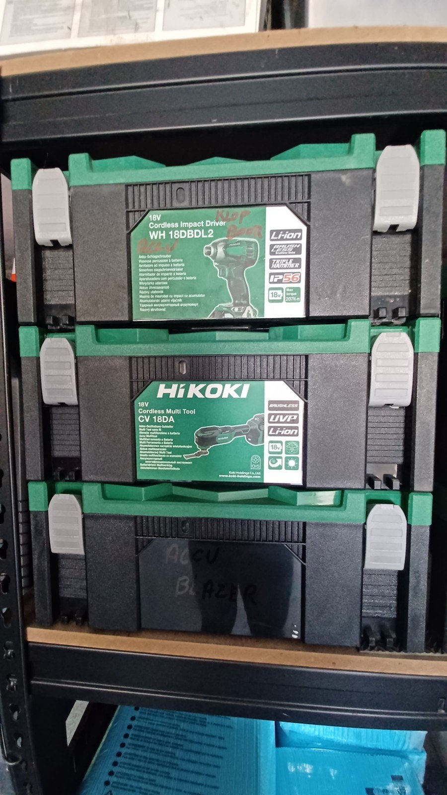 Étui de rangement Hikoki, Enlèvement, Utilisé