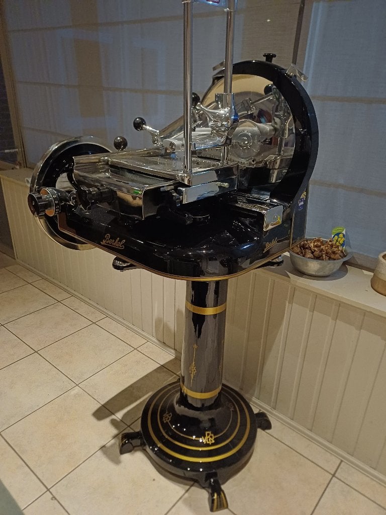 gerestaureerde berkel snijmachine, Ophalen