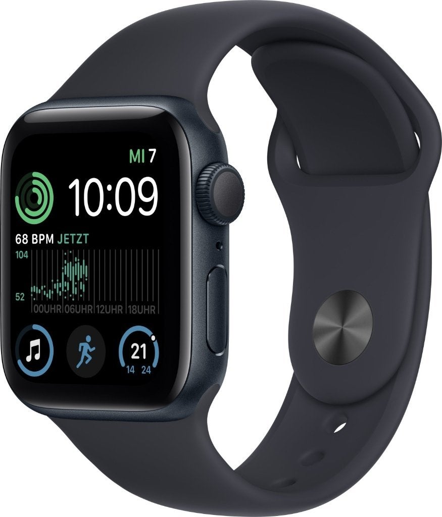 Apple Watch SE (2022 / 2e Gen) 40mm, Gebruikt, Zwart, Apple Watch, IOS