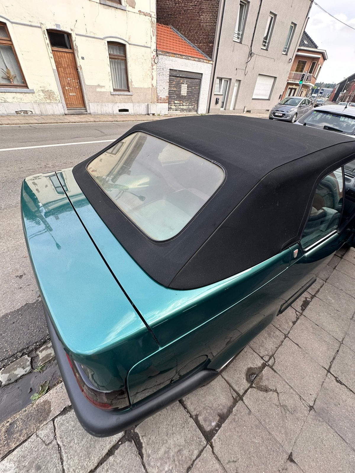 Renault 19 cabriolet, Auto's, Renault, Particulier, Benzine, Cabriolet, 3 deurs, Handgeschakeld, Groen, Grijs, Stof, Voorwielaandrijving