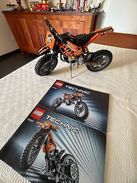 LEGO Moto Cross Bike 42007, Lego, Instructions incluses, Comme neuf, Enlèvement