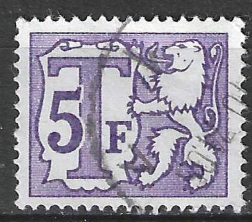 Belgique 1966 - OBP 69ATx - Timbre fiscal 5 F. (ST), Timbres & Monnaies, Timbres | Europe | Belgique, Envoi, Affranchi, Oblitéré