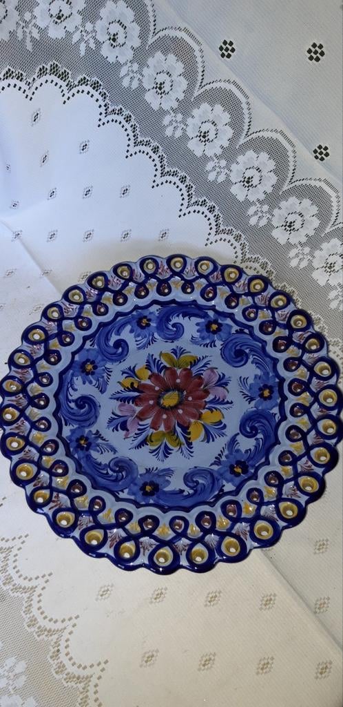Assiette décorative en céramique, Enlèvement