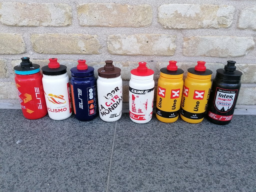 drinkbussen van wielrenners, Sport en Fitness, Drinkbussen, Ophalen of Verzenden, Zo goed als nieuw
