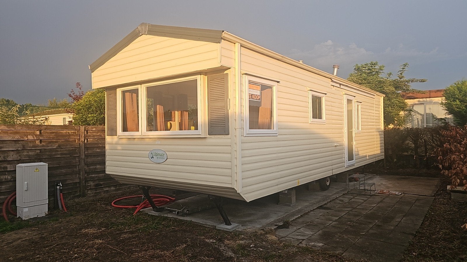 Stacaravan op camping Dunepark te Oostduinkerke
