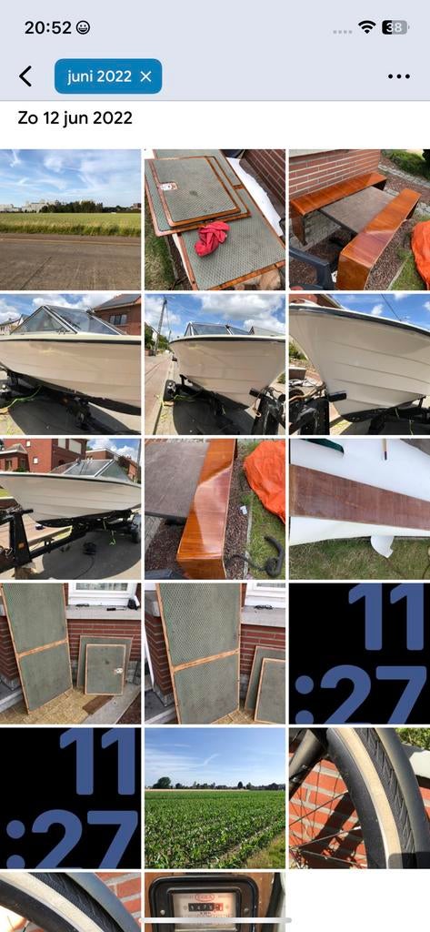 Boot waterskiboot 6 zitplaatsen, Watersport en Boten, Ophalen, Gebruikt