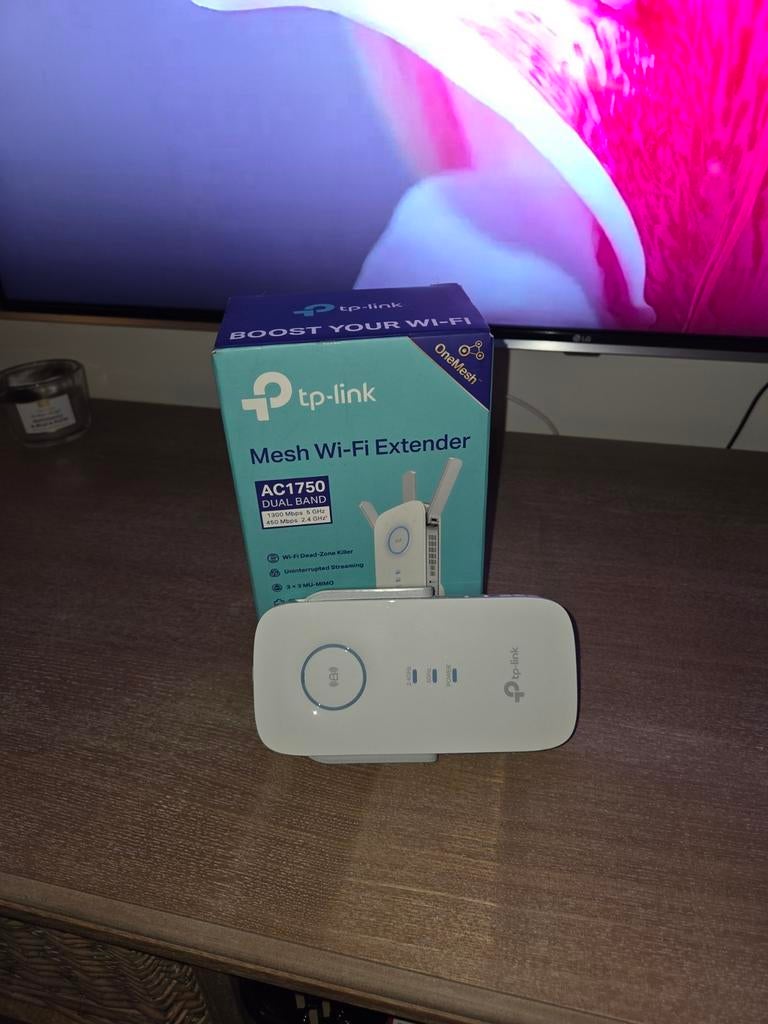 TP-Link RE450, Computers en Software, Netwerk switches, Zo goed als nieuw, Ophalen of Verzenden