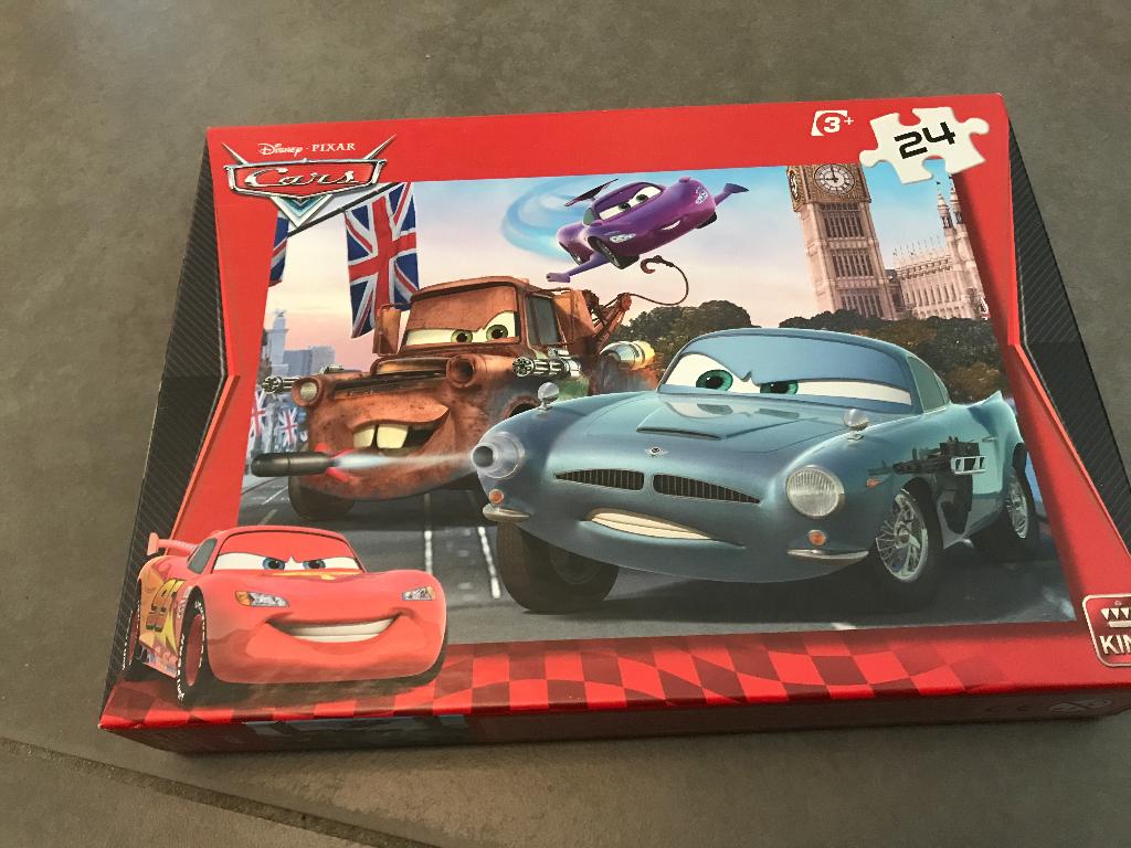 Puzzel cars, Ophalen, 10 tot 50 stukjes, Zo goed als nieuw