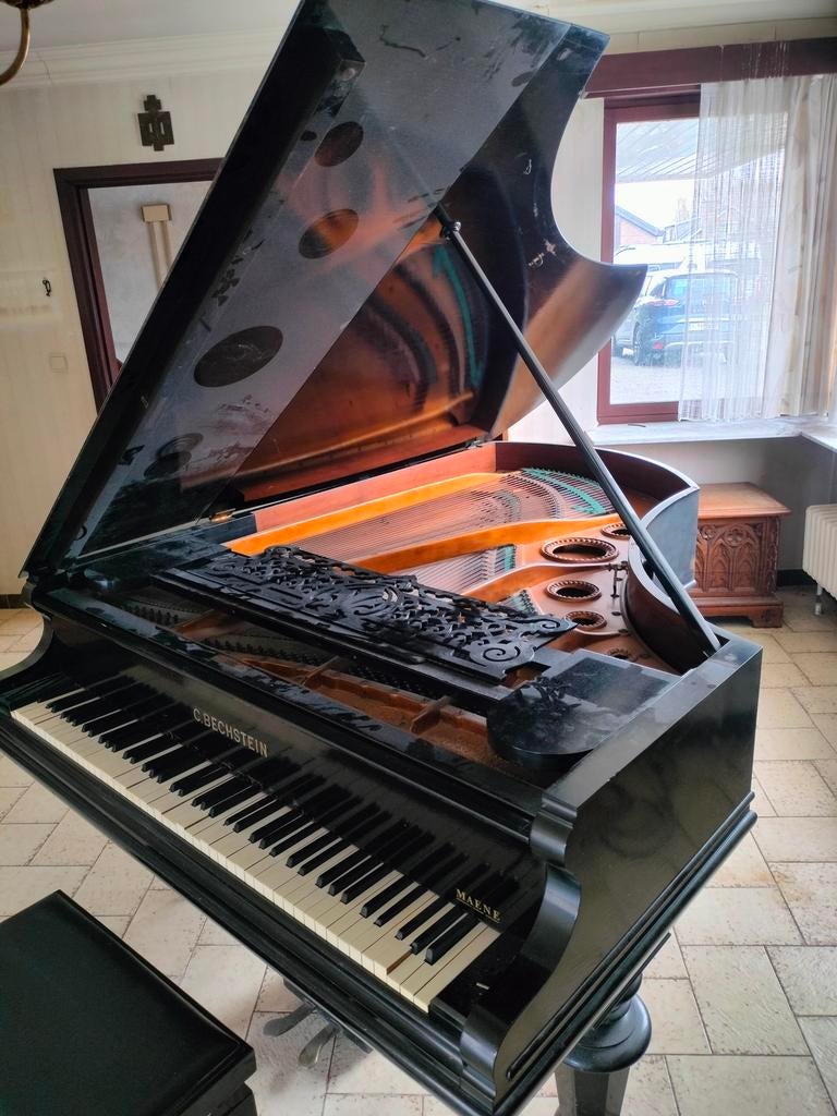 Vleugelpiano Bechstein, Muziek en Instrumenten, Piano's, Ophalen, Gebruikt, Piano
