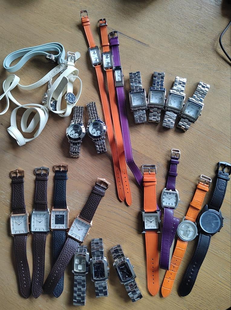 Horloges dames en heren lot 23 stuks, Ophalen of Verzenden