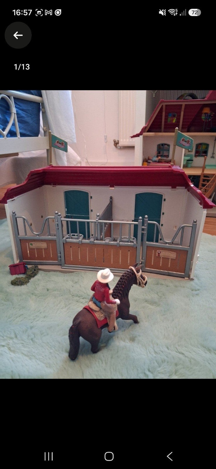 Schleich Horse Club,  groot huis met paardenstal, Enlèvement, Utilisé