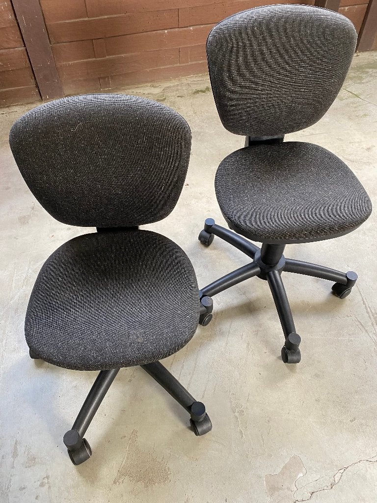 bureau stoelen, Ophalen, Gebruikt, Grijs, Bureaustoel